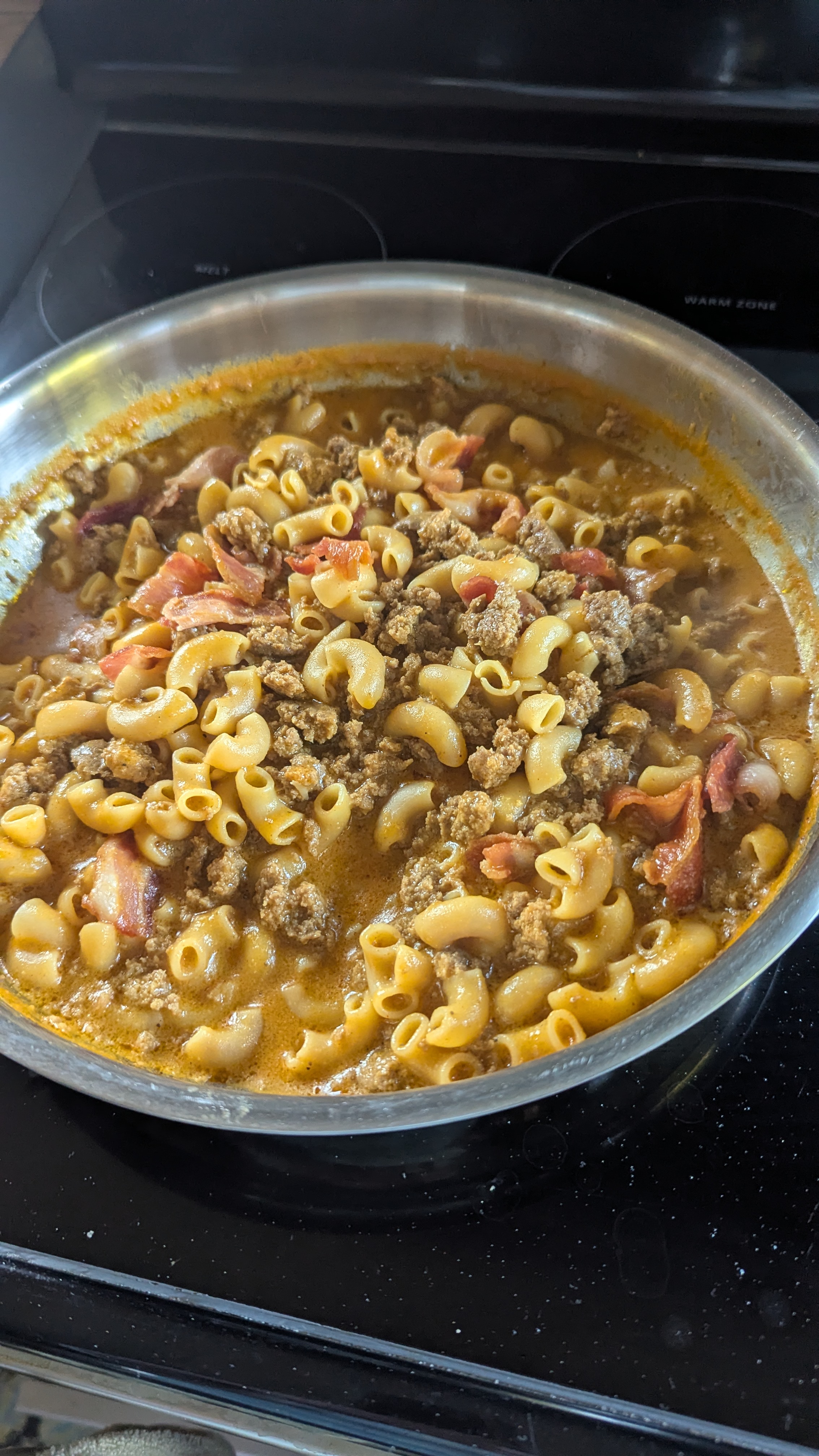 Ham helper with bacon